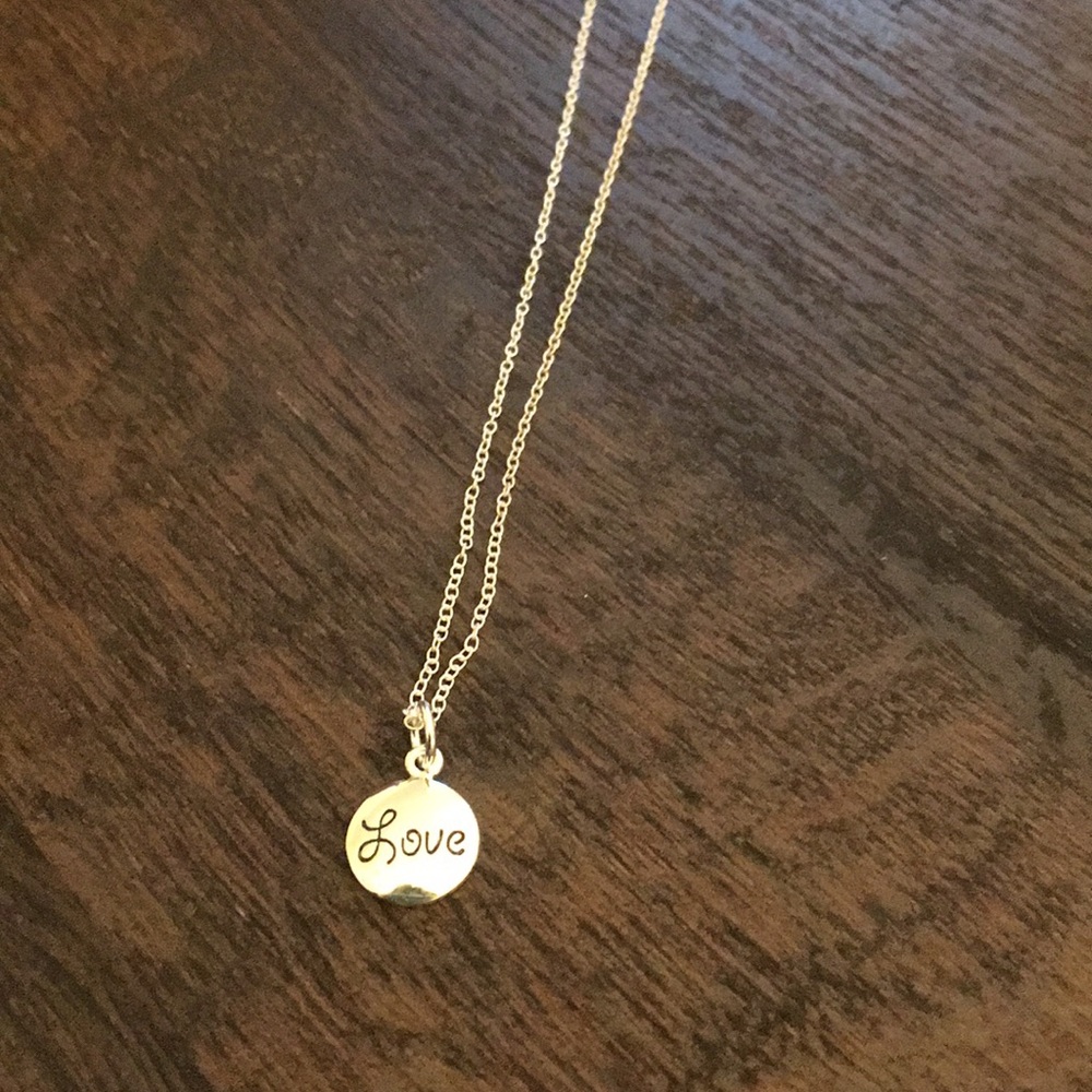 Sterling Silver Love Necklace